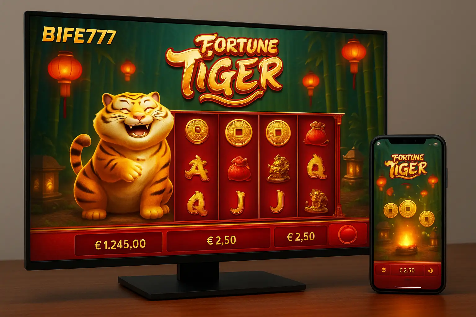 Fortune Tiger é um jogo imperdível no BIFE777 Casino