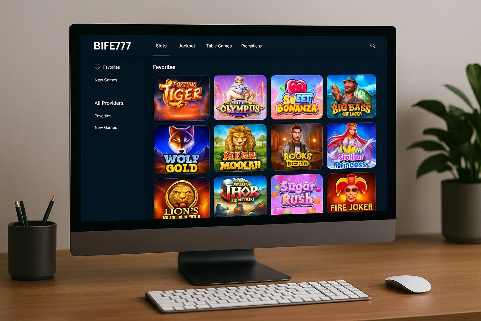 Jogos de Slot no Casino Online BIFE777