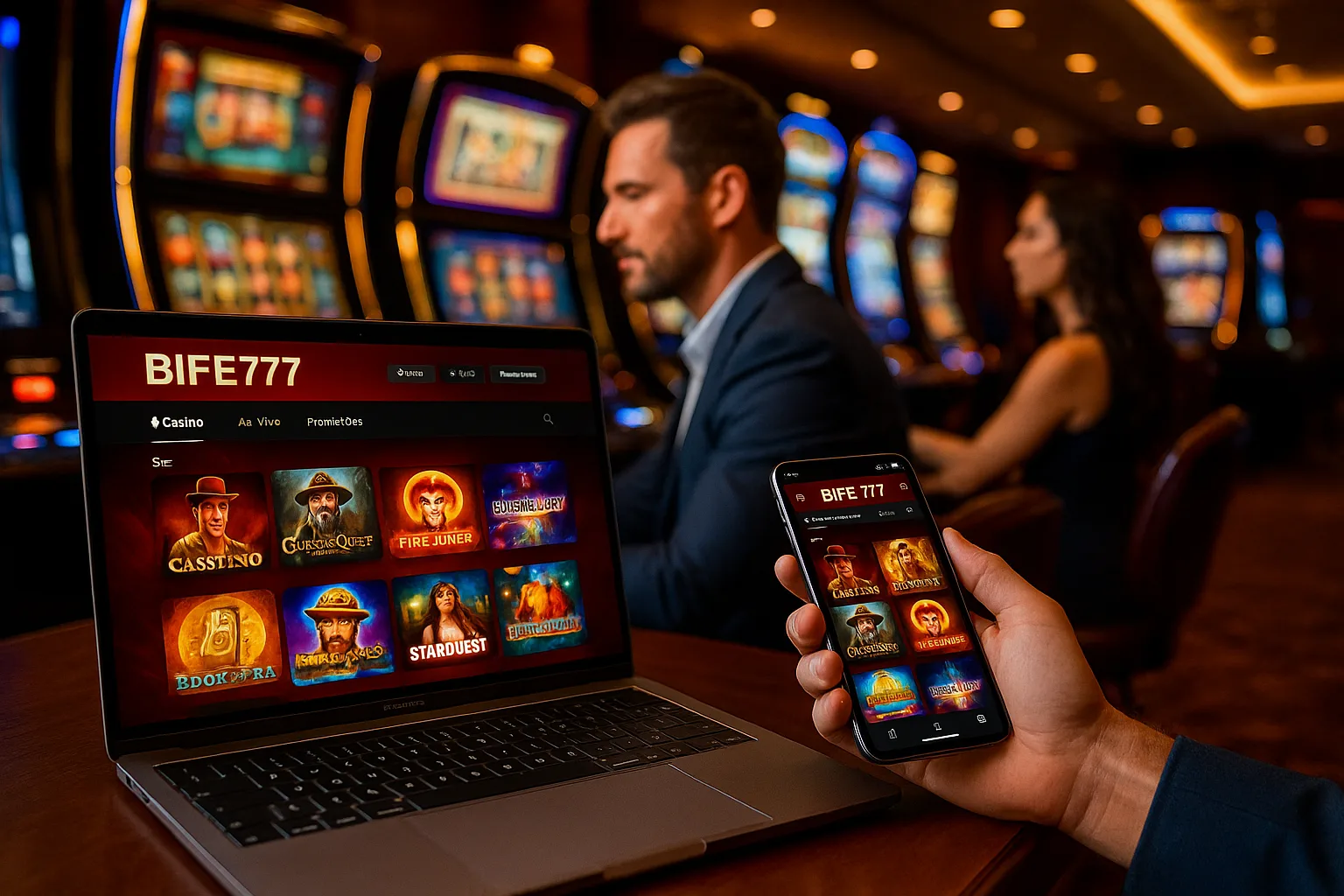 Jogos de cassino online inovadores e emocionantes na BIFE777
