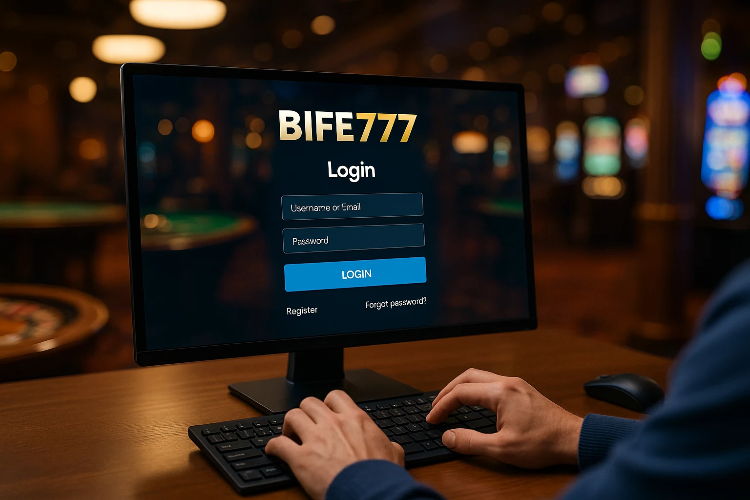 Não Perca tempo, o rRgistro na site BIFE777